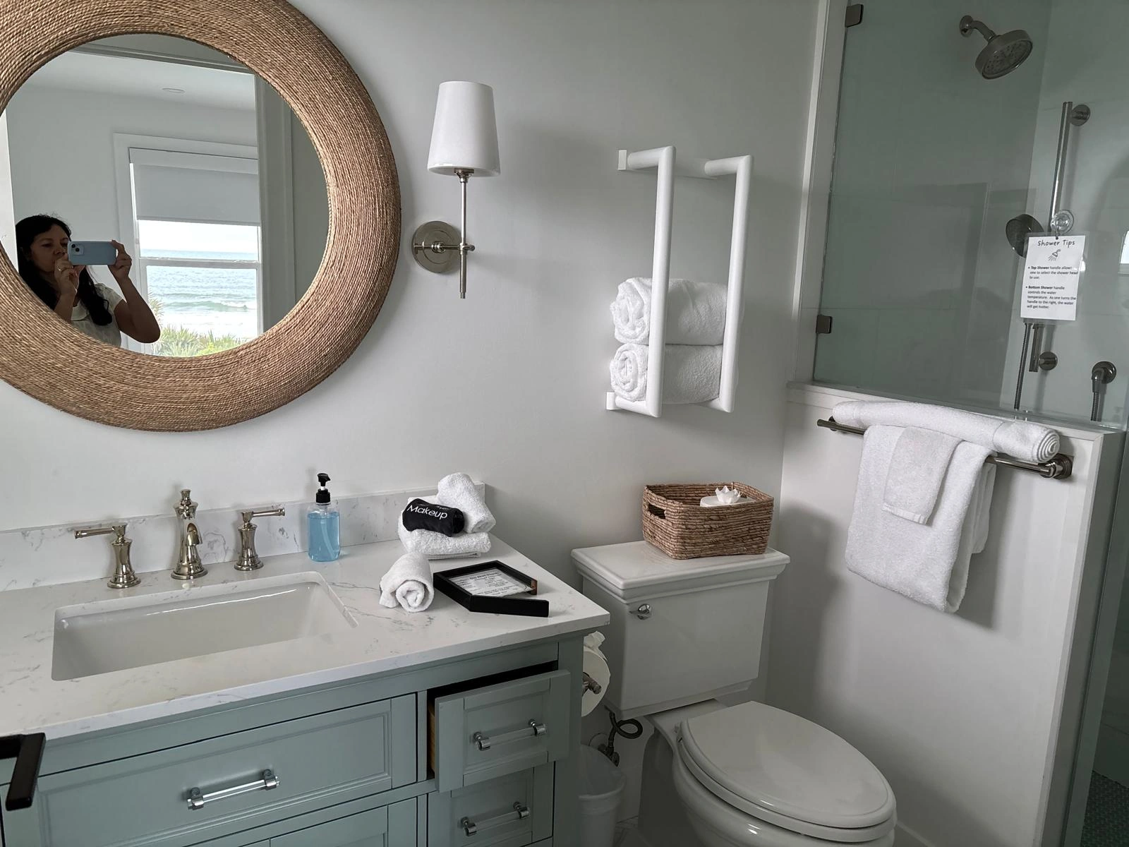 Professional bathroom cleaning after results